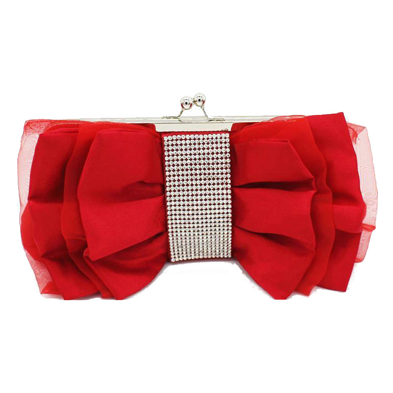 Women Bags Gold - New Shiny Folded Flash Diamond Clutch