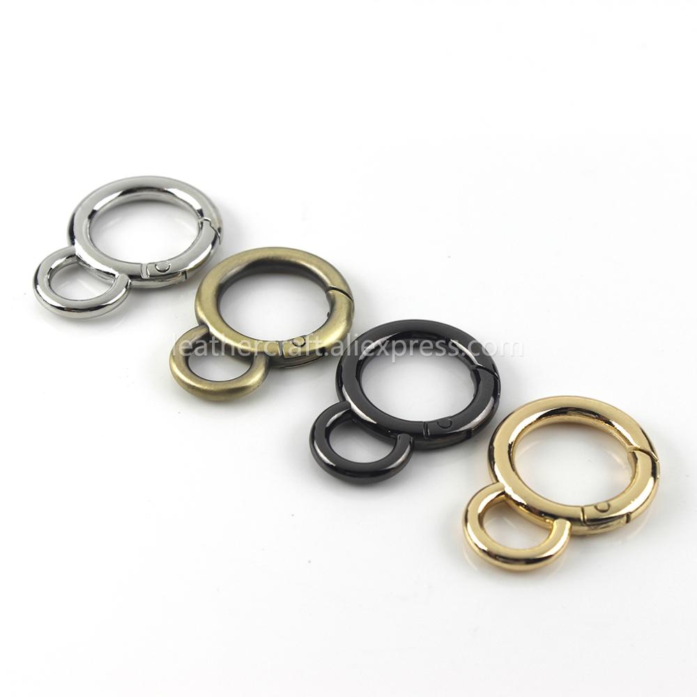 Metal Double Circle Snap Hook  - Circle Round Bag ulasan dan harga