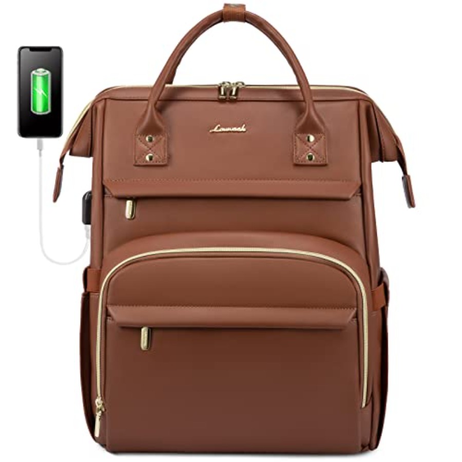 Leather Laptop Backpack for Wo - Women Bags And Purses ulasan dan harga