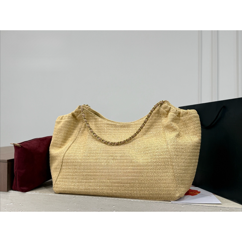Chain Raffia 2026 Summer Beach - Women Bags Large ulasan dan harga