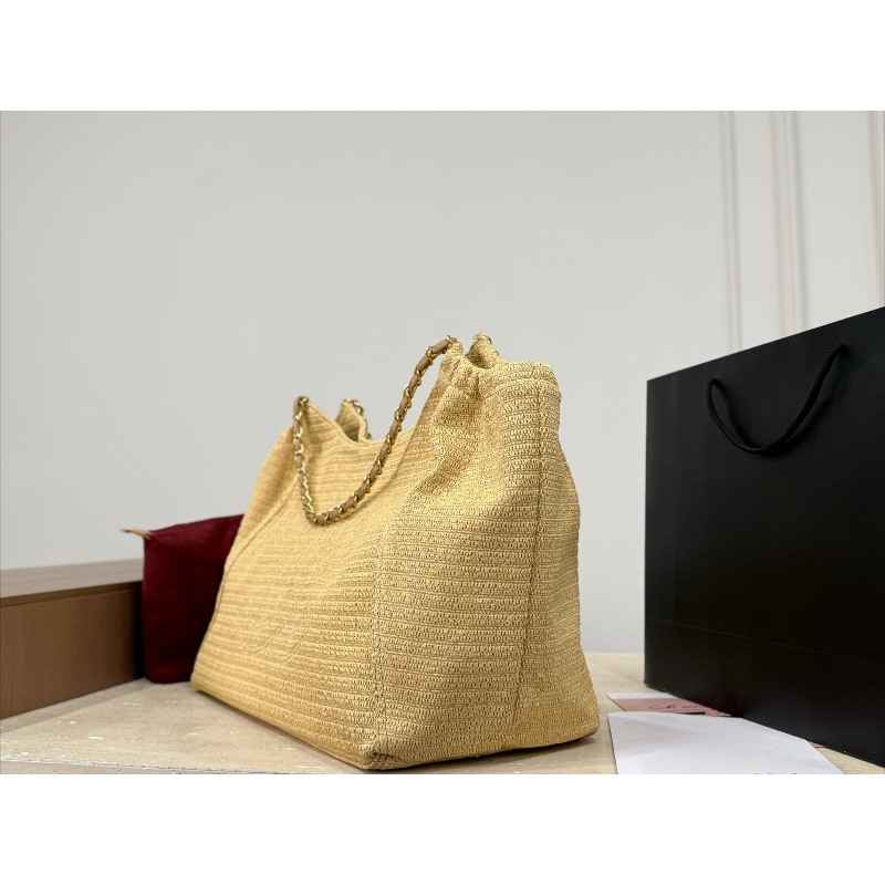Chain Raffia 2026 Summer Beach - Women Bags Large ulasan dan harga