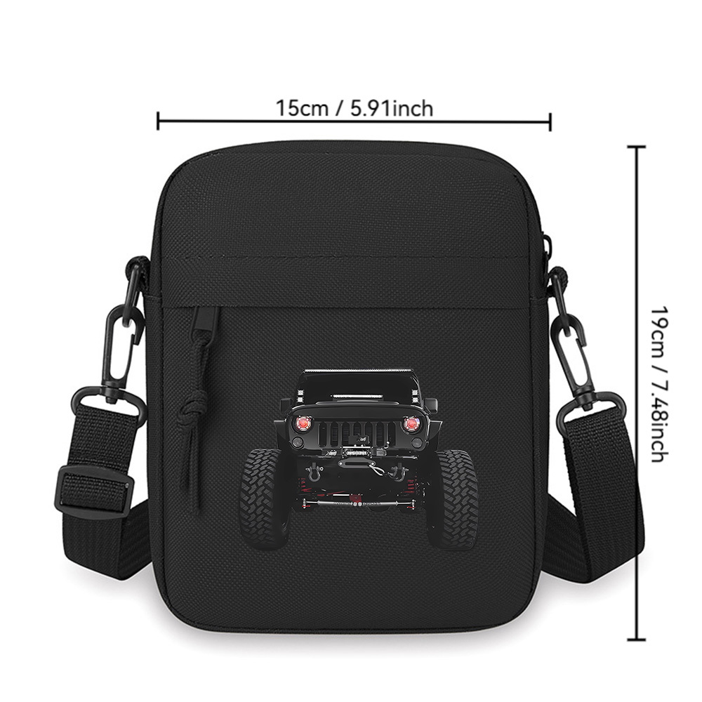 Black Jeep big tires front vie - Women'S Jeep Bags ulasan dan harga