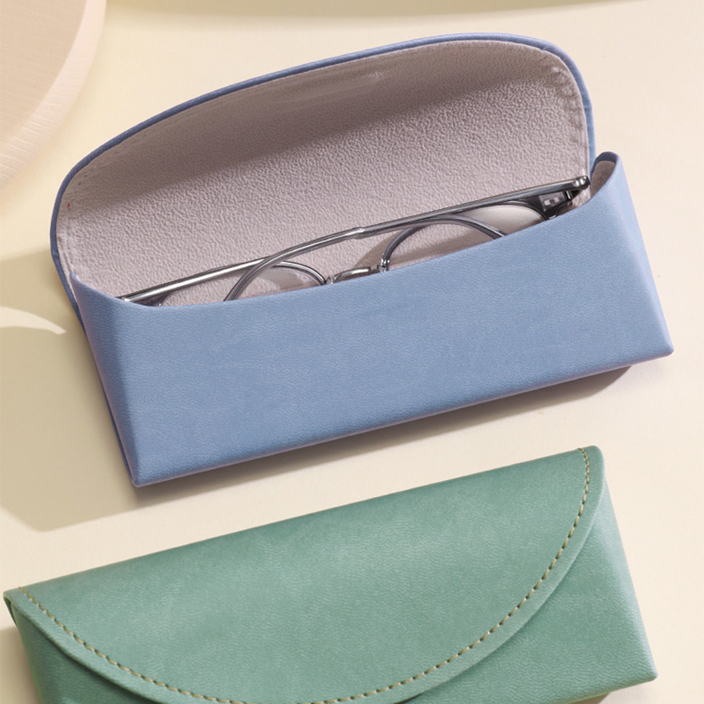 Colorful PU Leather Eyeglass C - Box Bag Rigid ulasan dan harga