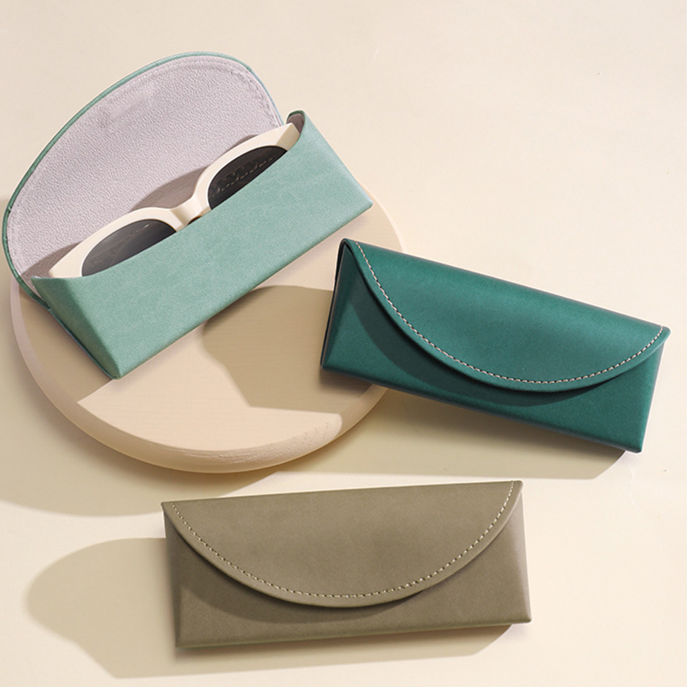 Colorful PU Leather Eyeglass C - Box Bag Rigid ulasan dan harga