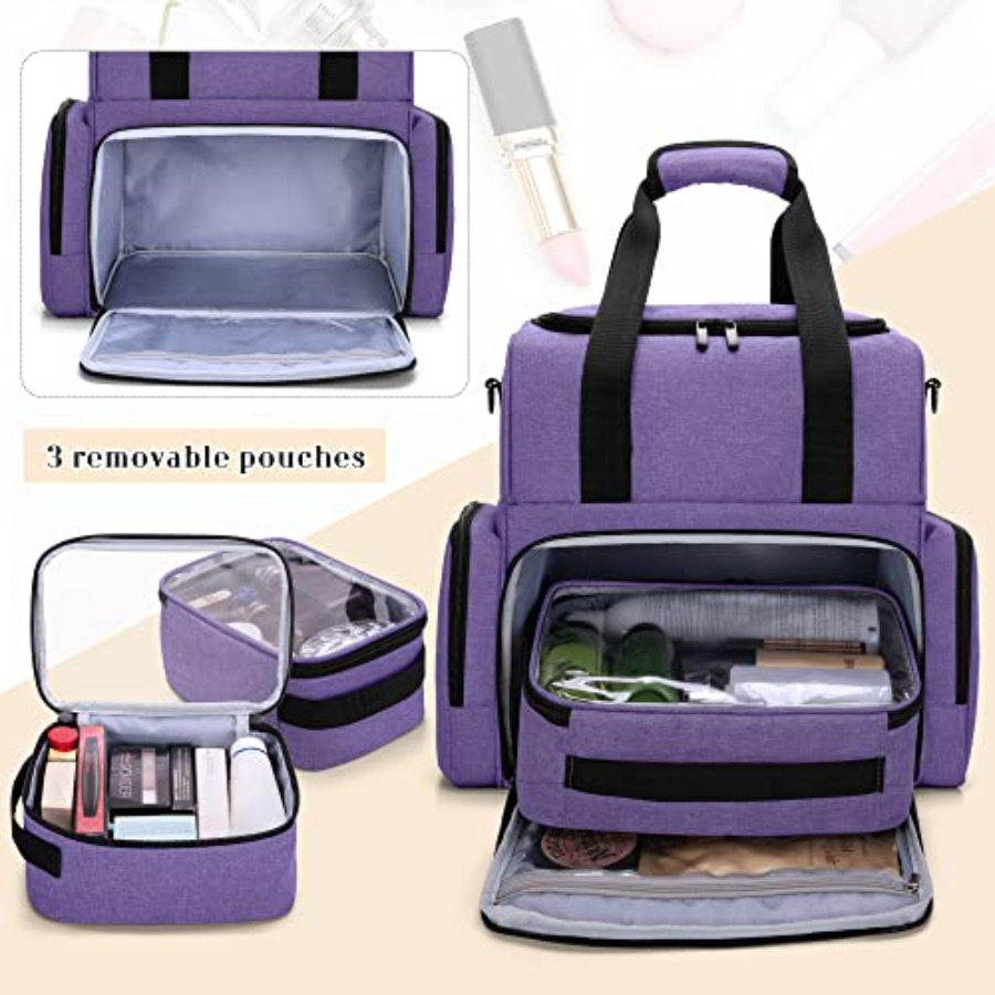2 Layers Large Travel Makeup B - Women Bags Large ulasan dan harga
