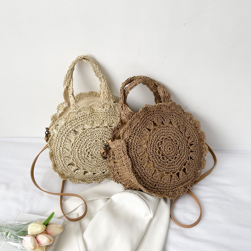 Summer Round Straw Bag Women W - Circle Round Bag ulasan dan harga