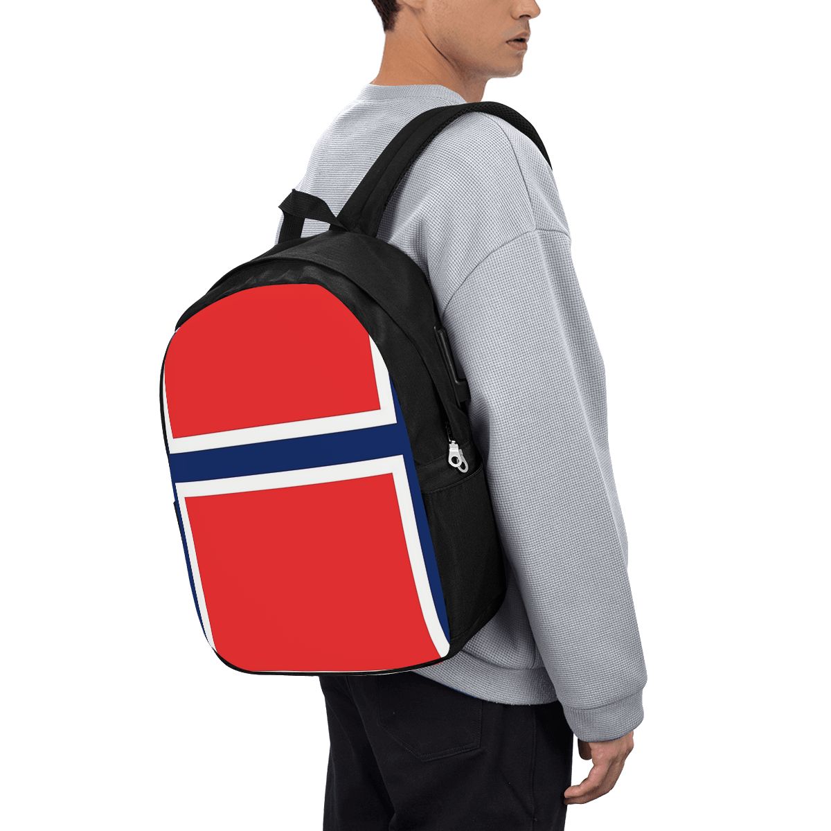 Norway Flag Backpack Travel No - Women Bags Laptop ulasan dan harga