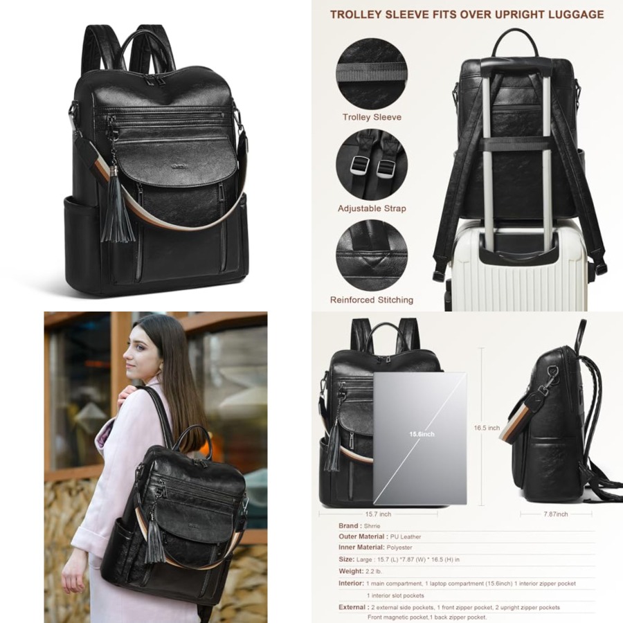 Laptop Backpack for Women 15.6 - Women Bags And Purses ulasan dan harga