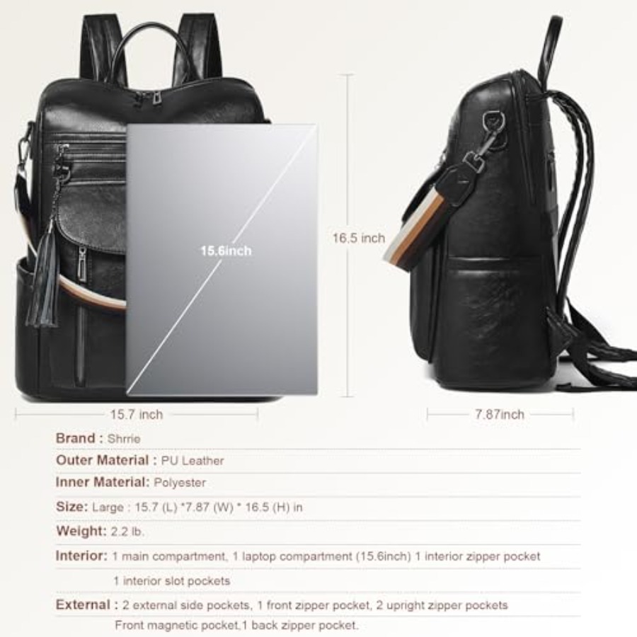 Laptop Backpack for Women 15.6 - Women Bags And Purses ulasan dan harga