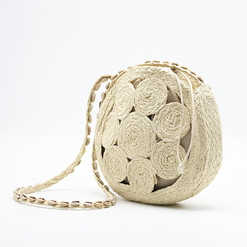 Women Vacation 2024 Handwoven  - Circle Round Bag ulasan dan harga