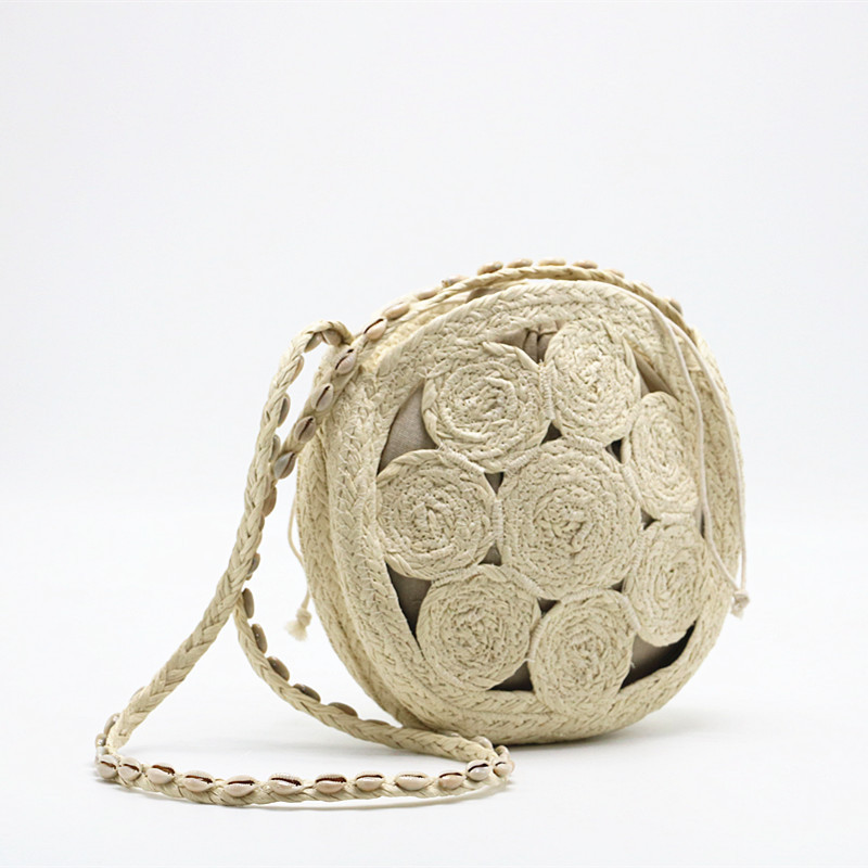 Women Vacation 2024 Handwoven  - Circle Round Bag ulasan dan harga