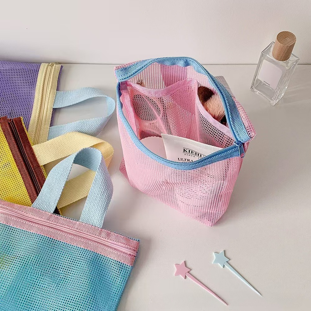 Macaron Color Makeup Organizer - Women Bags Large ulasan dan harga
