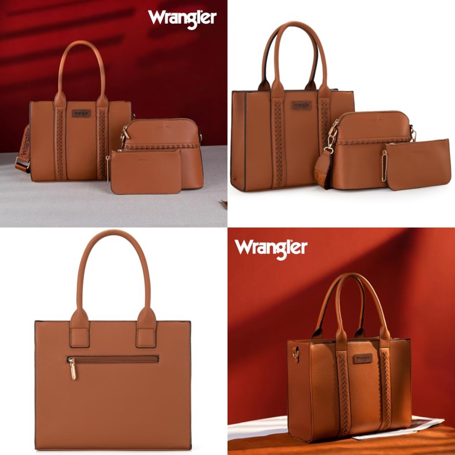 Wrangler 3Pcs Purses for Women - Women Bags And Purses ulasan dan harga