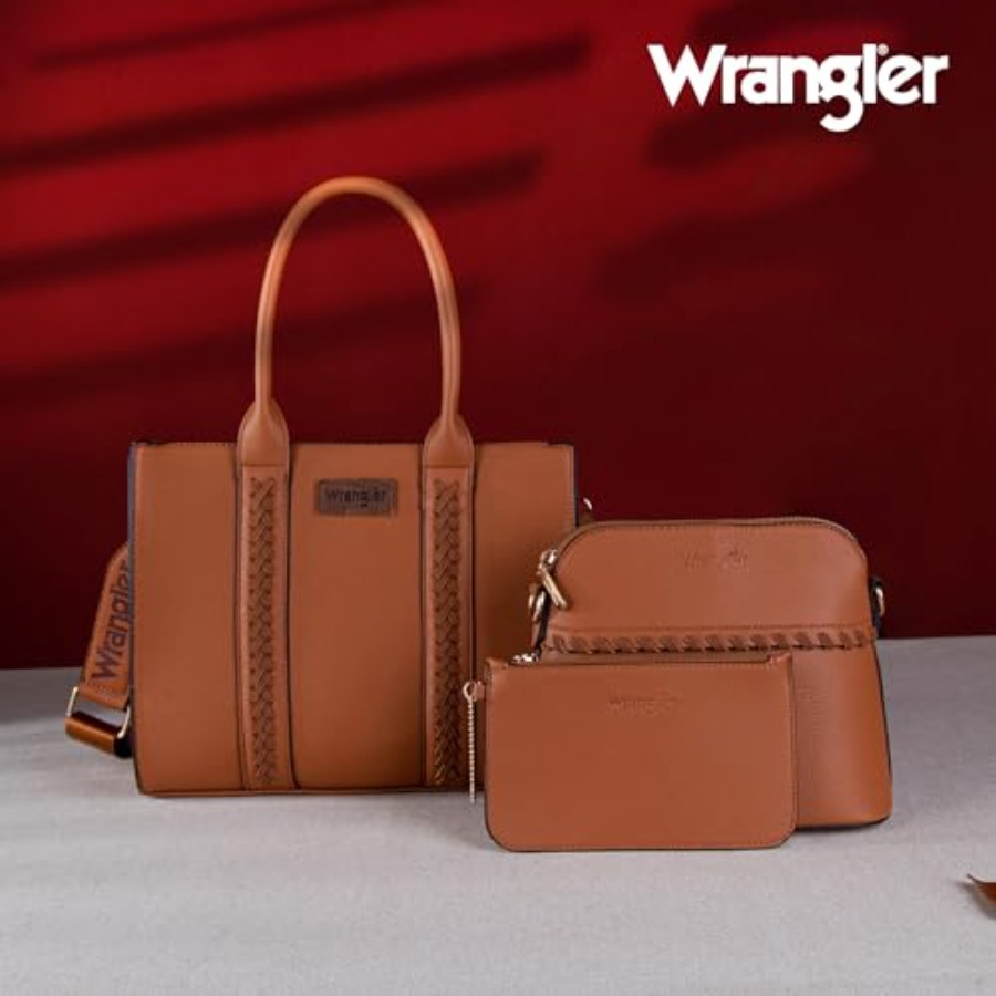 Wrangler 3Pcs Purses for Women - Women Bags And Purses ulasan dan harga
