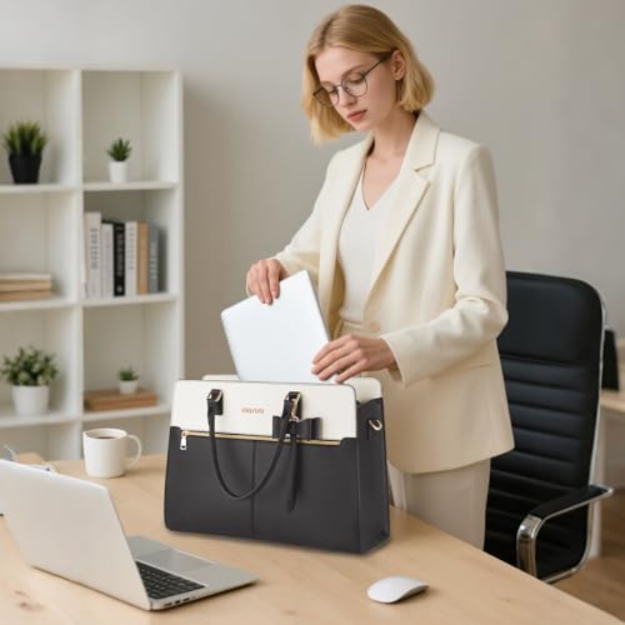 Laptop Tote Bag for Women, 15. - Women Bags Large ulasan dan harga