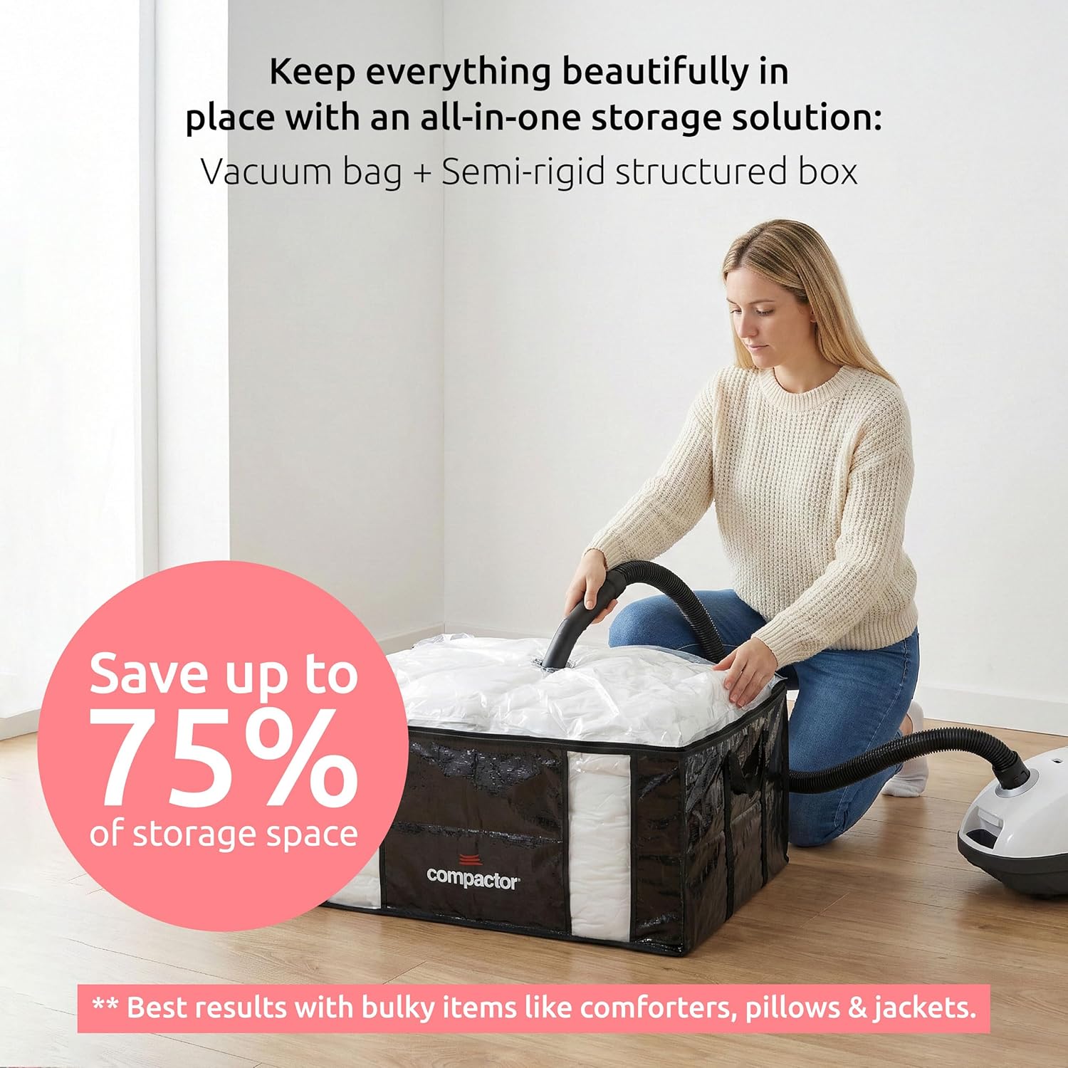 Semi Rigid Box Vacuum Storage  - Box Bag Rigid ulasan dan harga