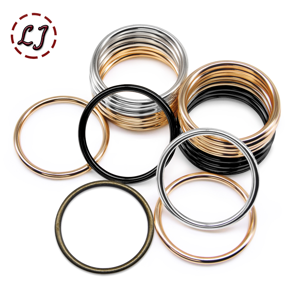 New 10PCS 58mm Bronze Gold Sil - Circle Round Bag ulasan dan harga