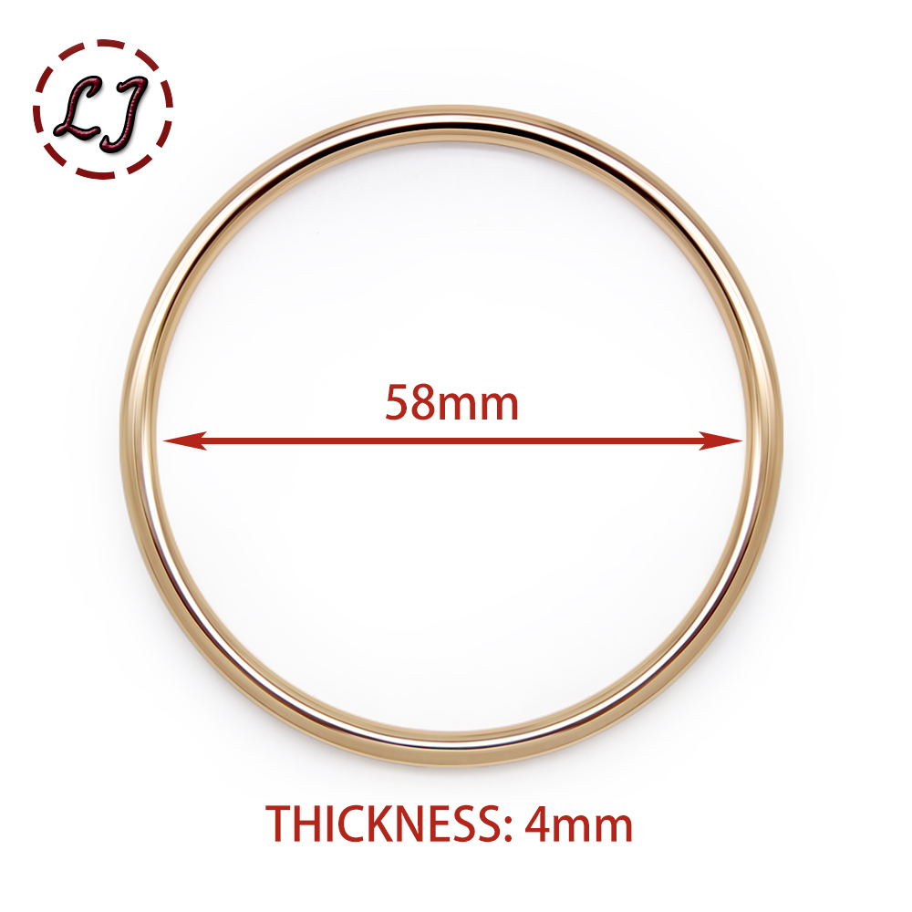 New 10PCS 58mm Bronze Gold Sil - Circle Round Bag ulasan dan harga