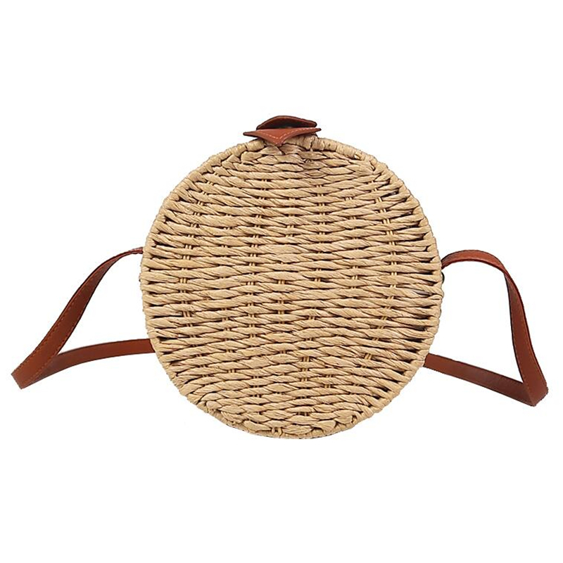 Women Summer Rattan Bag Round  - Circle Round Bag ulasan dan harga
