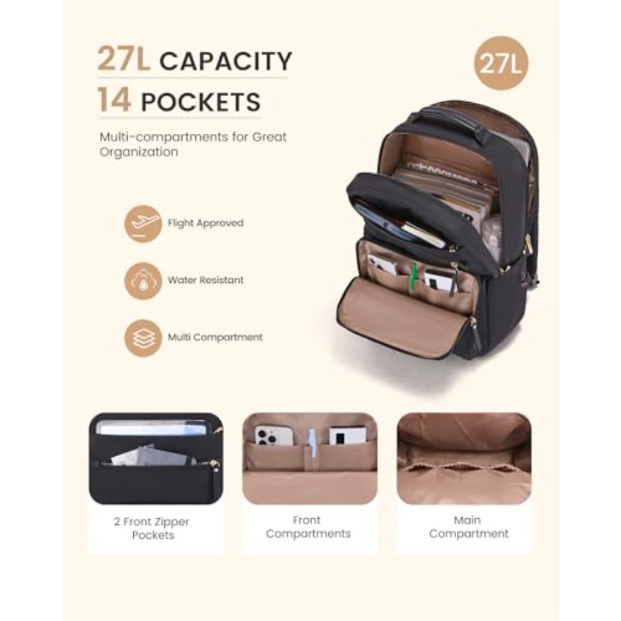 Laptop Backpack for Women with - Women Bags And Purses ulasan dan harga