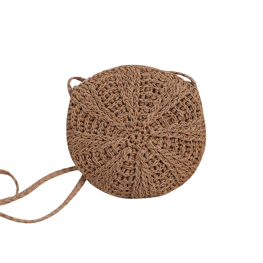 Round Hollow Straw Crossbody B - Circle Round Bag ulasan dan harga