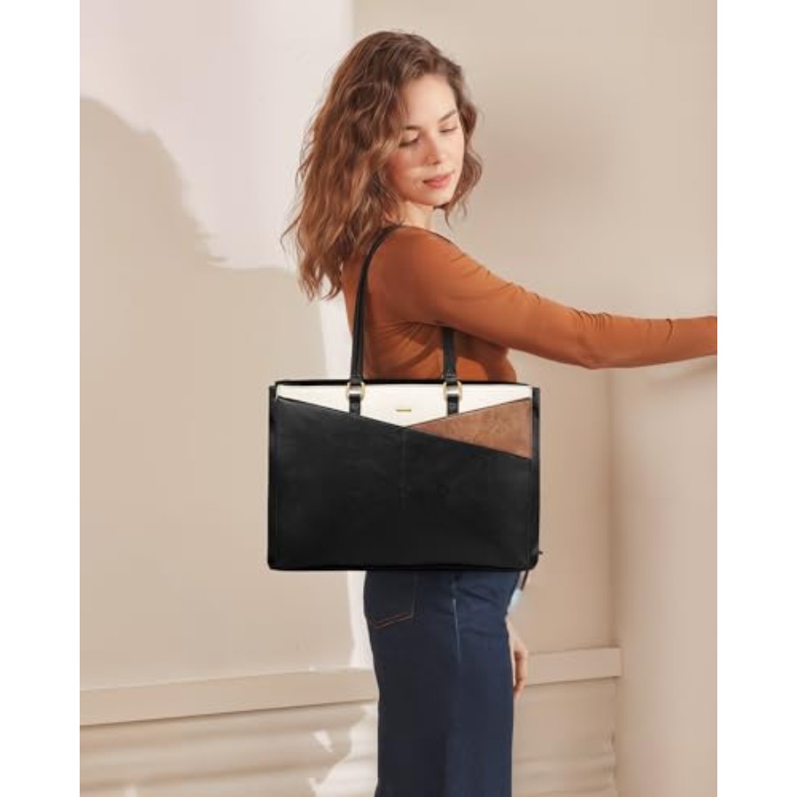 Vintage Leather Work Tote - La - Women Bags Laptop ulasan dan harga