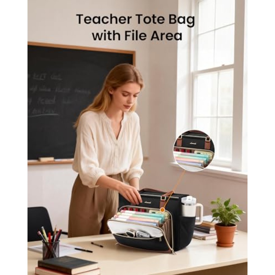 LOVEVOOK Teacher Tote Bag, Lap - Women Bags Large ulasan dan harga