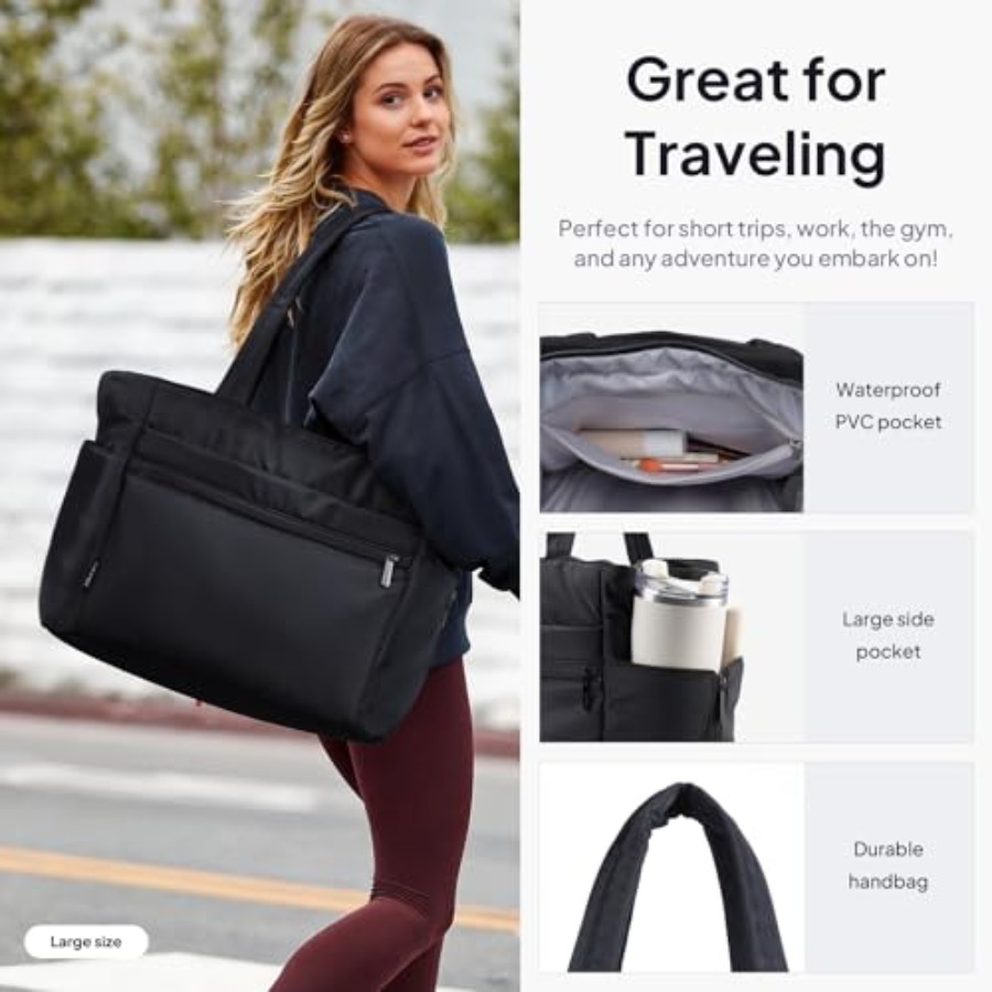 TOPEAST Tote Bag for Women Puf - Women Bags Laptop ulasan dan harga