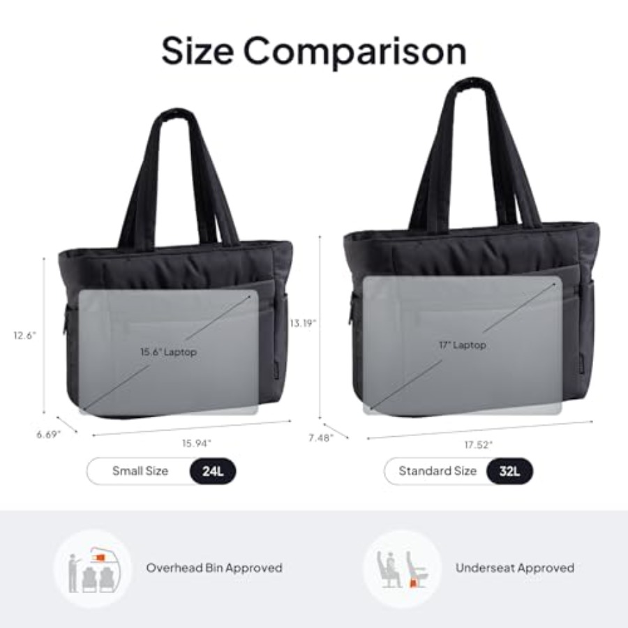 TOPEAST Tote Bag for Women Puf - Women Bags Laptop ulasan dan harga