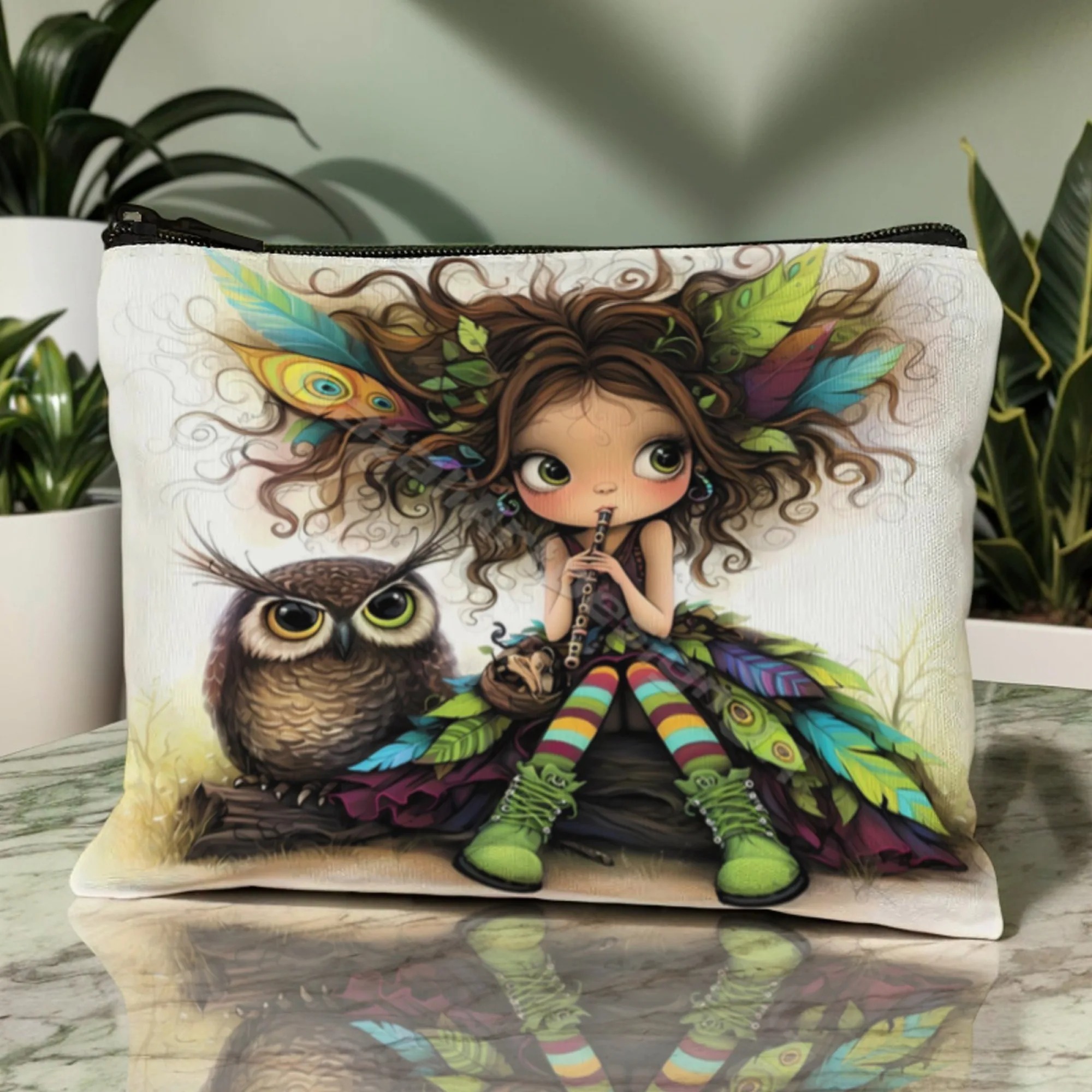 Cartoon Girl Makeup Bag Zipper - Women Bags And Purses ulasan dan harga