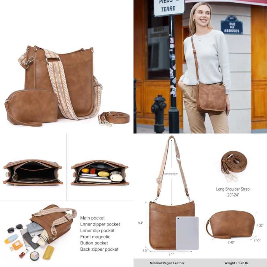 CLUCI Purses for Women, Vegen  - Women Bags And Purses ulasan dan harga