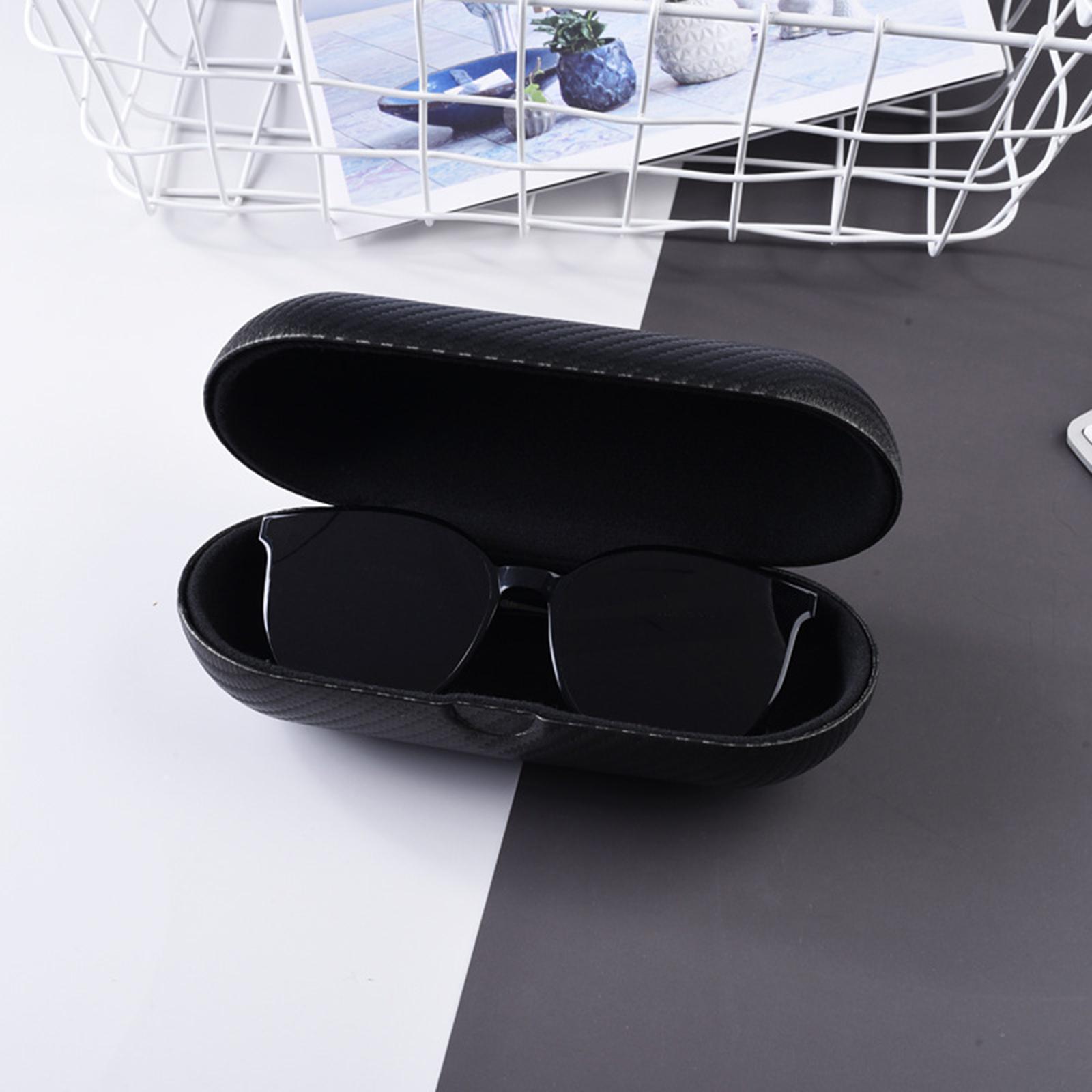 Sunglasses Hard Case PU Leathe - Box Bag Rigid ulasan dan harga