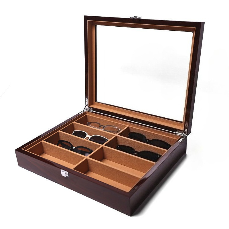 6 Grids Eyewear Cases Man Luxu - Box Bag Rigid ulasan dan harga