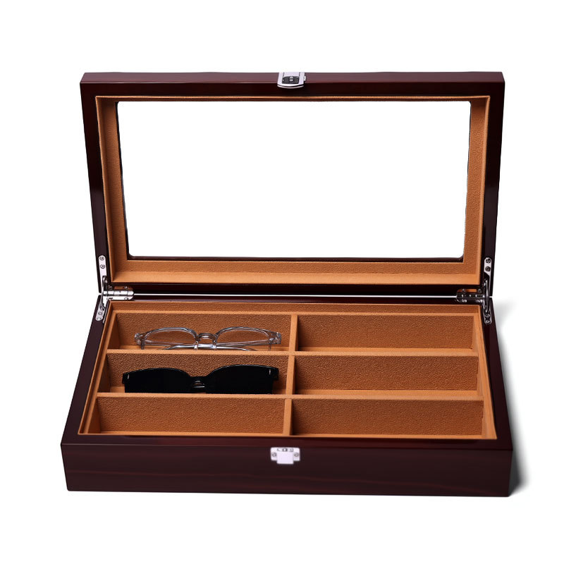6 Grids Eyewear Cases Man Luxu - Box Bag Rigid ulasan dan harga