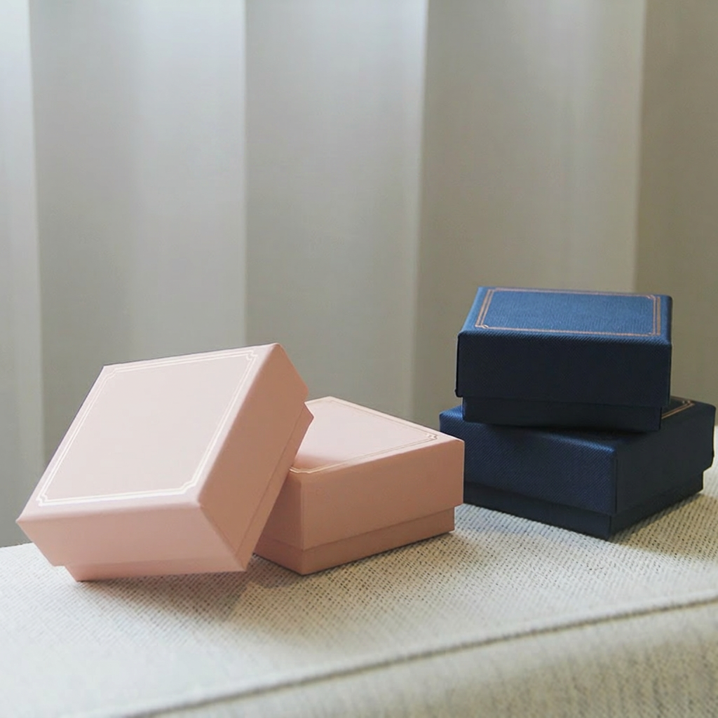 Square Vintage Paper Jewelry G - Box Bag Rigid ulasan dan harga
